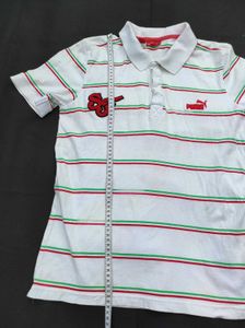 Puma Striped Polo Shirt