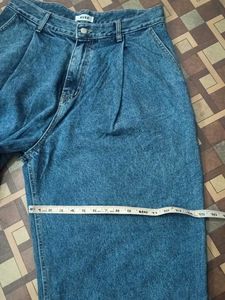 Wide Leg Denim Jeans