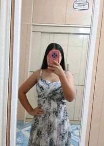Chic Floral Print Mini Dress