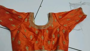 Orange Lehenga Choli Set