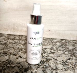 100% Plant Based Hair Heat Protection Spray with EXTRA SHINE, Chamomile, Argan and Vitamin E 100ml