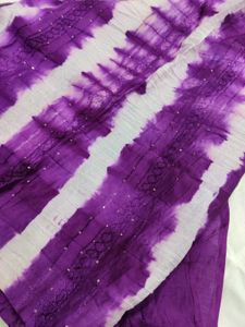 Purple White Chaniya Choli