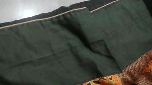 Elegant Orange &amp; Brown Saree