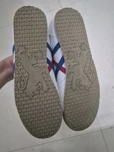 Red Tape White Sneakers (Onitsuka Dupes)