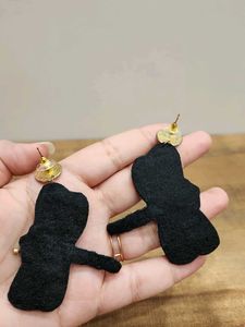Dragonfly Beaded Statement Earrings