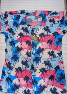 Men's Printed Co-Ord Set | XL Size Casual Shirt