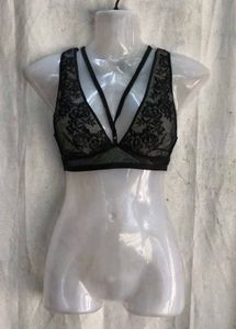 19410. Black mesh brallete