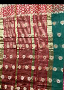 Banarsi Silk Saree New With Unstitched Blouse