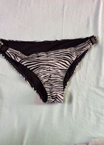 Zebra Print Bikini Bottom