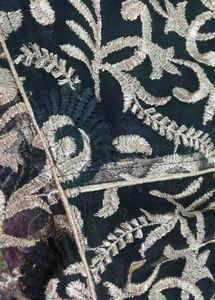 Black Full Embroidered Heavy Blouse