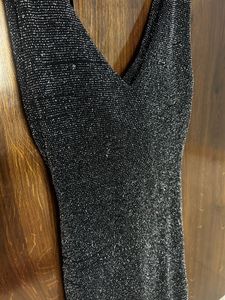 Sexy Black Sparkly Bodycon Dress