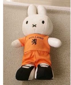 Miffy Plush Toy - Holland Soccer Outfit