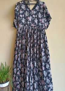 Beautiful Floral Print Maxi Dress