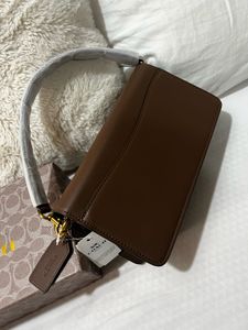 Coach Signature Monogram Shoulder Bag
