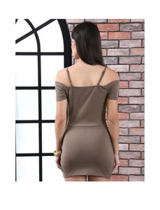 Off-Shoulder Bodycon Mini Dress