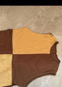 Color Block Sleeveless Top