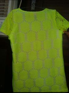 Neon Green Graphic Tee( Brand New)