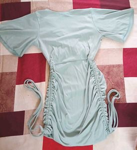Chic Ruched Mini Dress