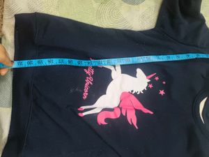Cute Unicorn Graphic Sweatshirt for 6-8 years girl