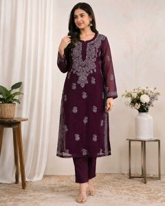 Elegant Chikankari Kurta Set | 249 only 🔥