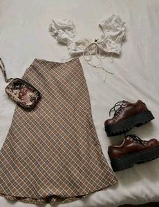 Cute plaid skirt