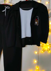 Chic Black Co-ord Set