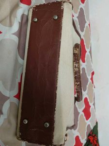 Classic Cream &amp; Brown Tote Bag