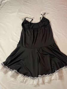 Lace Trimmed Maid Dress