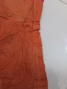 NewBlouse - MustardColor With PinkBorder NeverUsed