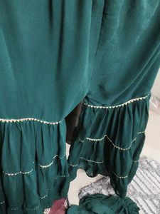 padded kurta with sharara