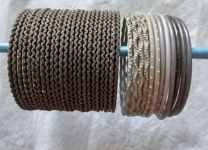 Mixed Metal Bangle Set
