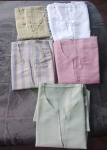 Bundle of 5 Boy's Kurtas