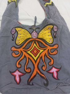Sling Bag with Embroidery