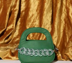 Green Chained Sling Bag