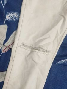 White Ripped Jeans