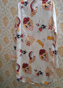 cartoon white long shirt