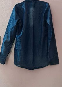 Men's Blue Denim Shirt