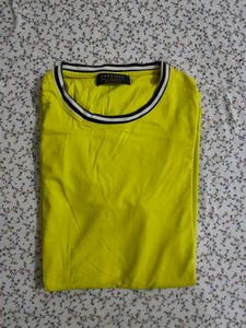 Zara Man Yellow T-Shirt
