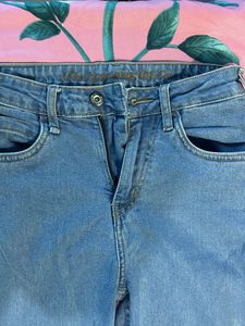 High waist Flared Leg Denim Jeans