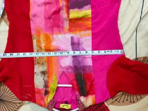 Vibrant Abstract Print Kurta