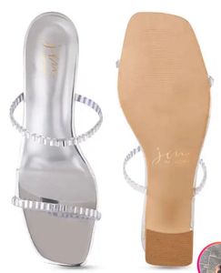 Silver Heeled Sandals