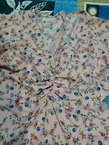 Cute Floral Print Mini Dress