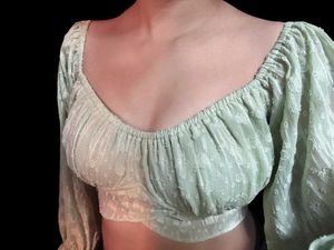 Flowy Off-Shoulder Crop Top