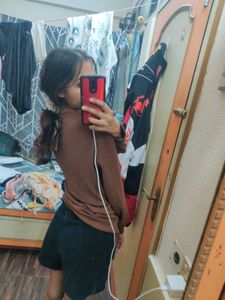 Brown 'Nicest' Long Sleeve Tee