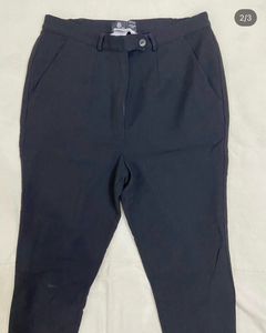 Classic Black Cropped Pants