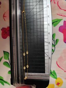 Anti-tarnish Stone Studded Long Chain Necklace
