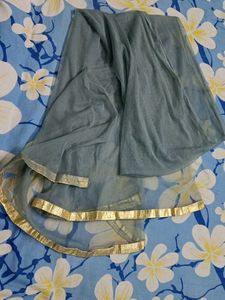 Embellished Grey Kurta Set with Dupatta