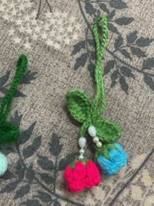 Handmade Crochet Hair Clips