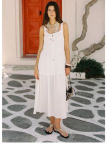 Zara limited edition Tiered Maxi Dress