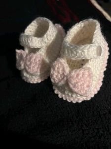 Handmade Crochet Baby Booties